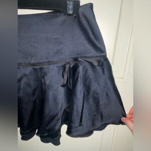 Kimchi Blue Ruffle Split Mini Skirt W/ Tie Detail- Size Medium